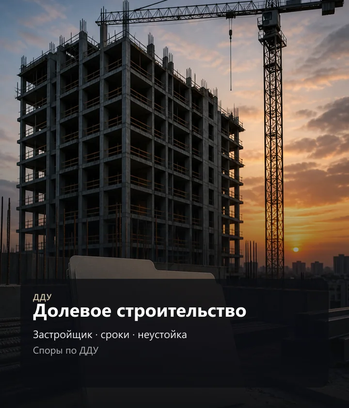 Долевое строительство — Застройщик · сроки · неустойка, Споры по ДДУ