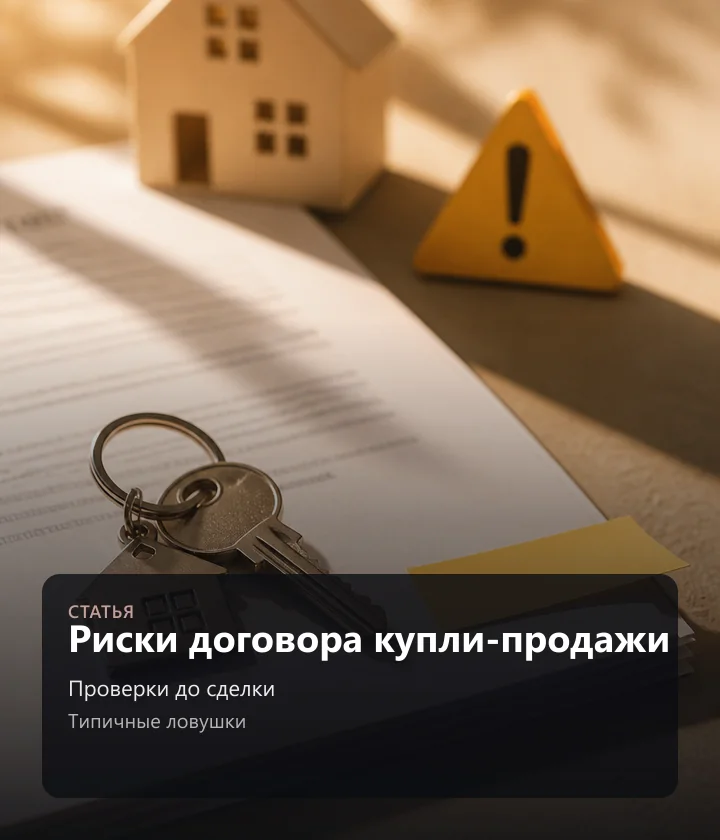 Риски договора купли-продажи — Проверки до сделки, Типичные ловушки