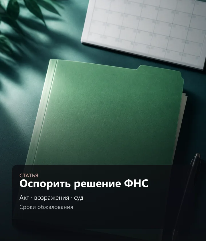 Оспорить решение ФНС — Акт · возражения · суд, Сроки обжалования