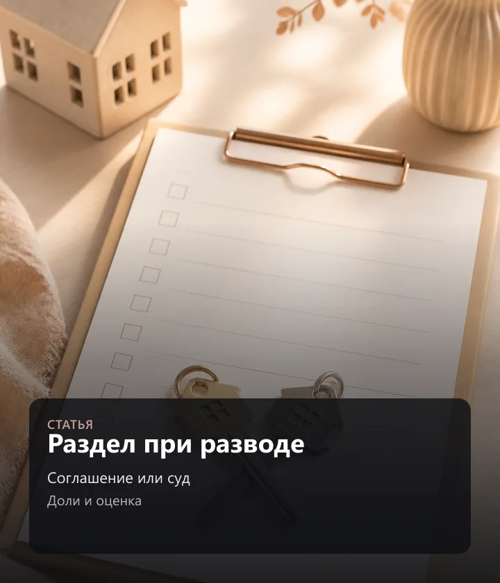 Раздел при разводе — Соглашение или суд, Доли и оценка