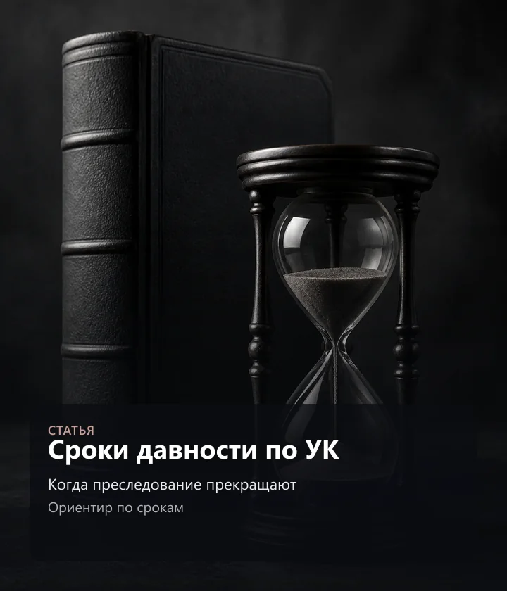 Сроки давности по УК — Когда преследование прекращают, Ориентир по срокам