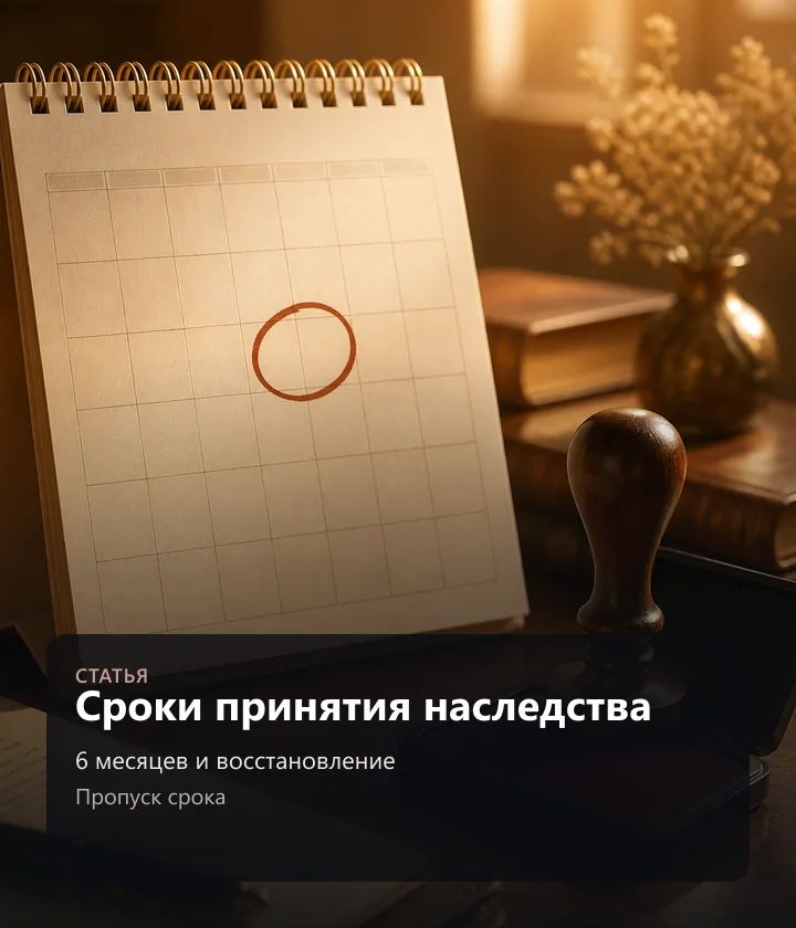Сроки принятия наследства — 6 месяцев и восстановление, Пропуск срока