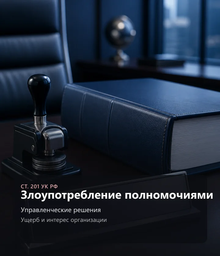 Злоупотребление полномочиями — Управленческие решения, Ущерб и интерес организации