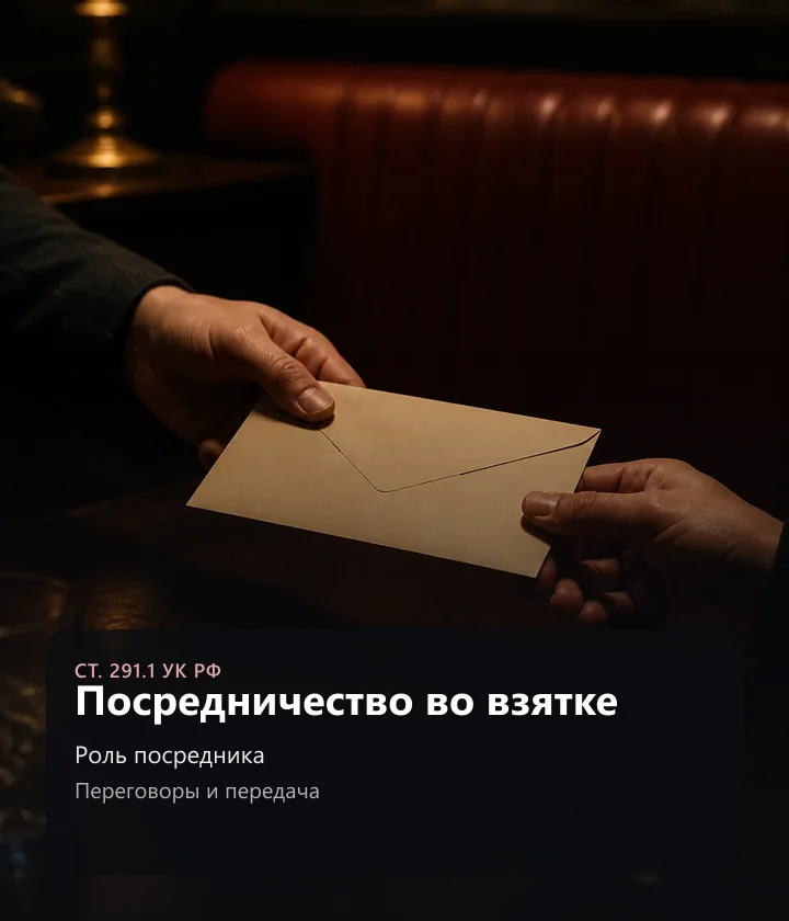 Посредничество во взятке — Роль посредника, Переговоры и передача