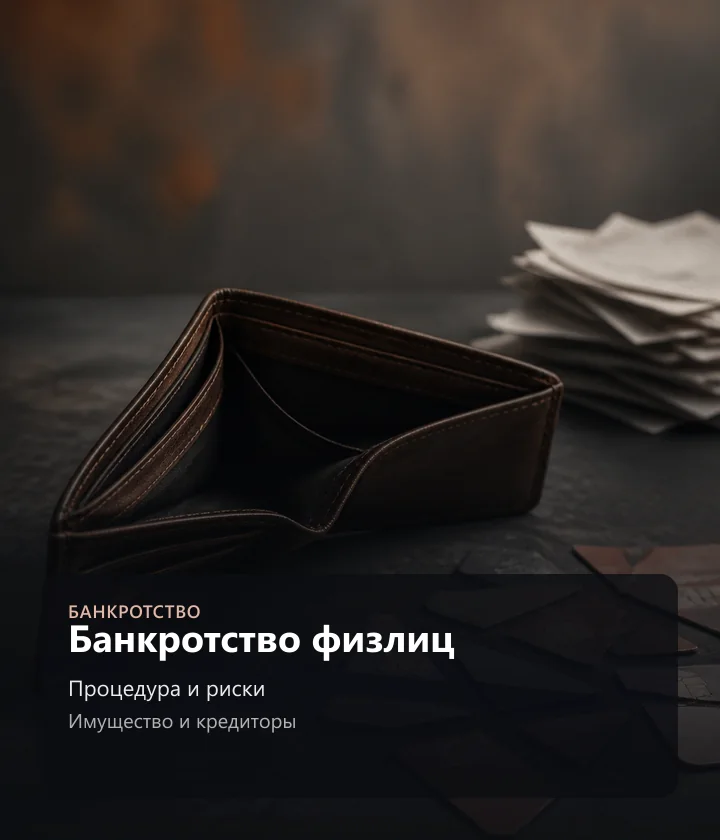 Банкротство физлиц — Процедура и риски, Имущество и кредиторы