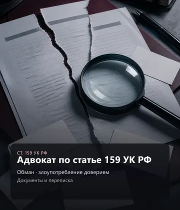 Адвокат по мошенничеству — ст. 159 УК РФ, обман и злоупотребление доверием